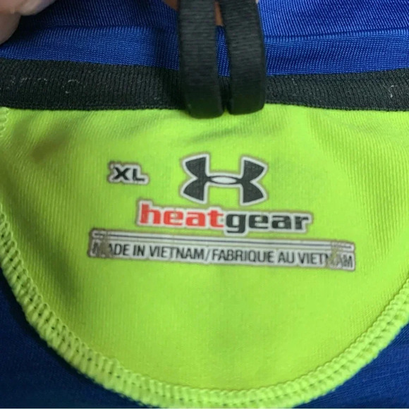 Under Armour blue tee shirt size XL heatgear - Picture 4 of 8